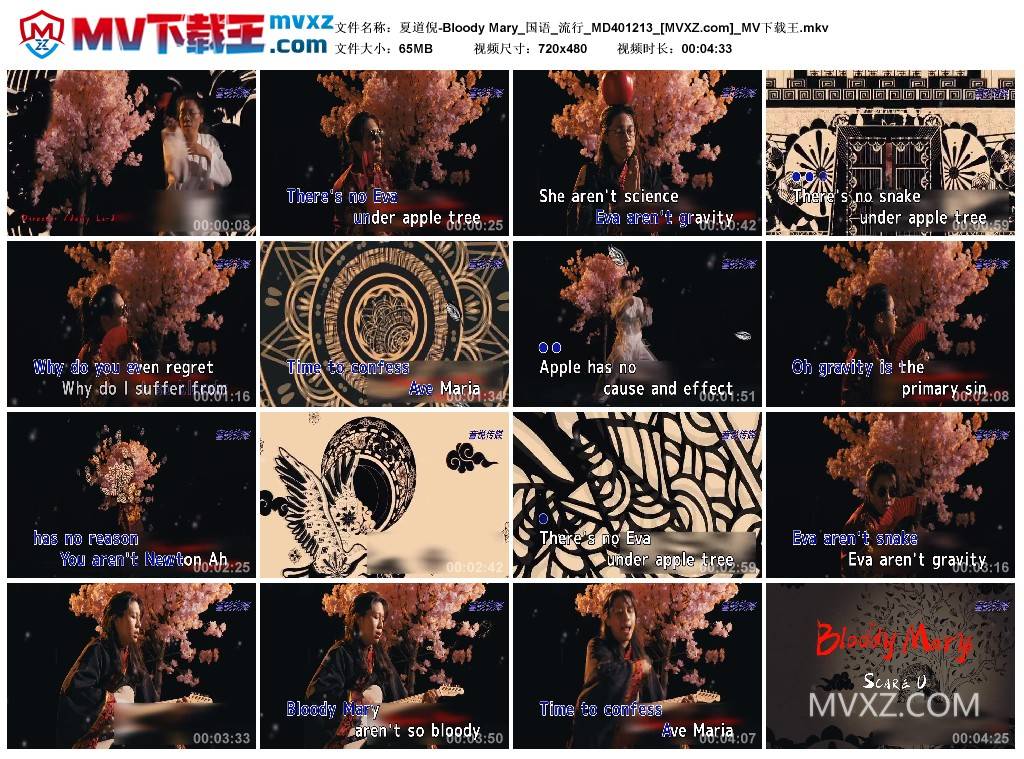 夏道倪-Bloody Mary_国语_流行_MD401213